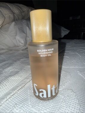 Saltair Golden Hour nourishing body oil, used. 4oz